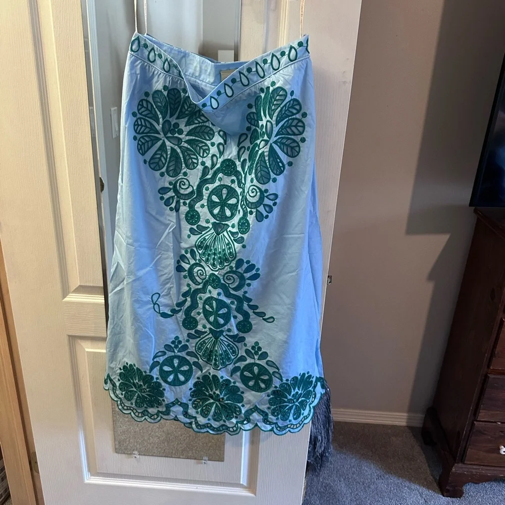 FARM Rio Blue and Green Embroidered Matching Set - Picture 7 of 12